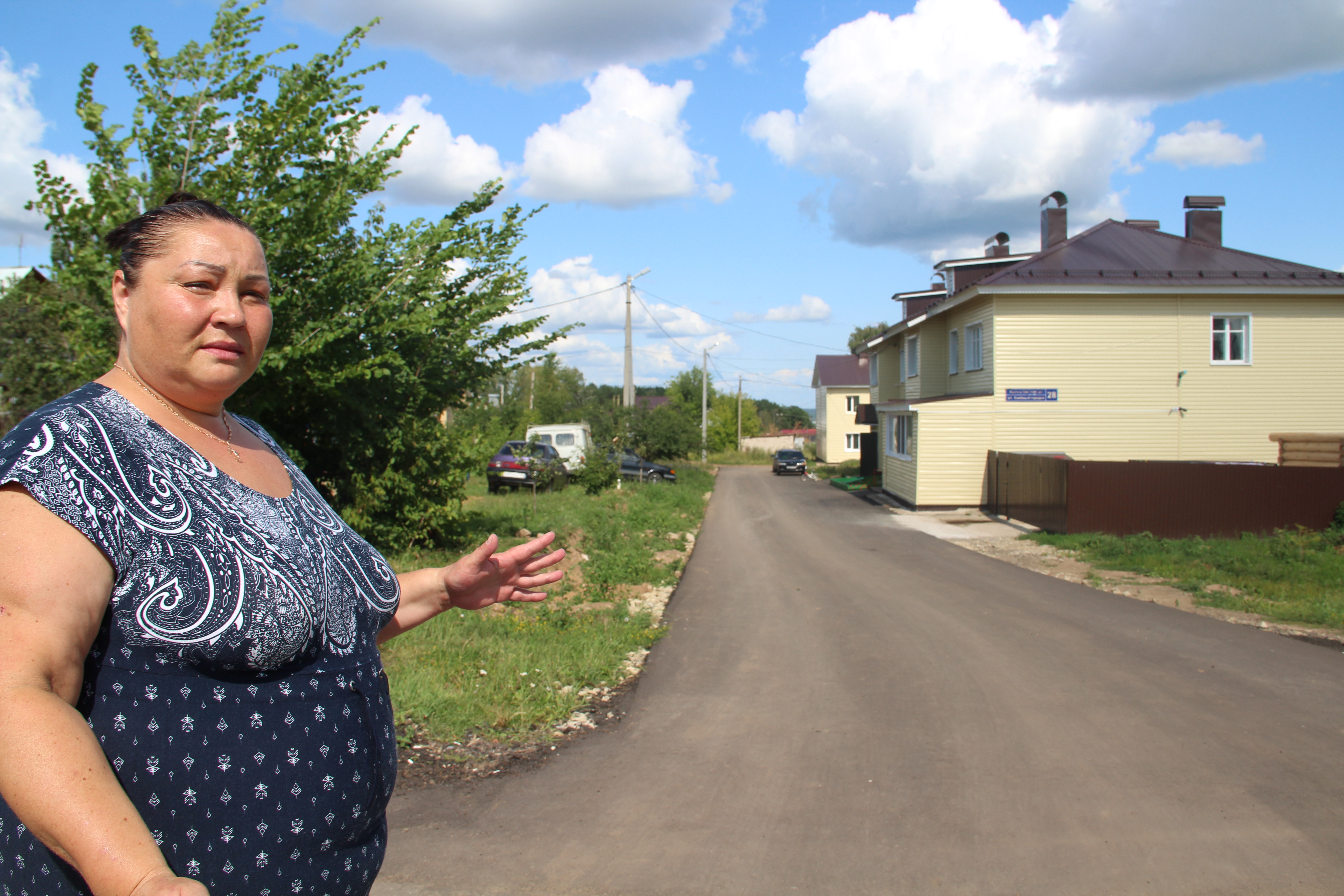 В Елабуге на улице Хлебный городок появилась новая дорога