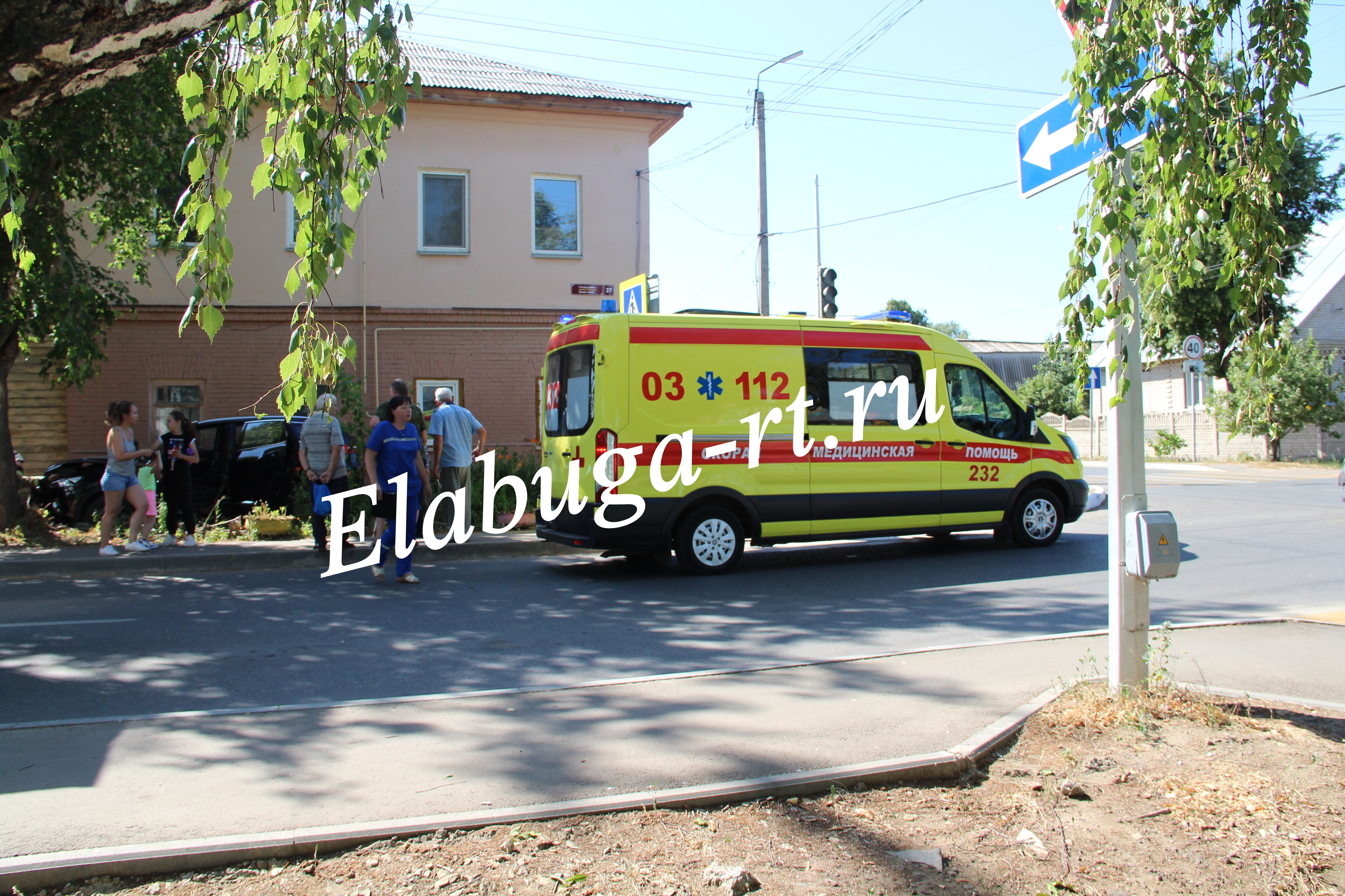 В Елабуге перекрестке улиц Московская и Гассара произошло ДТП | 14.07.2021  | Елабуга - БезФормата