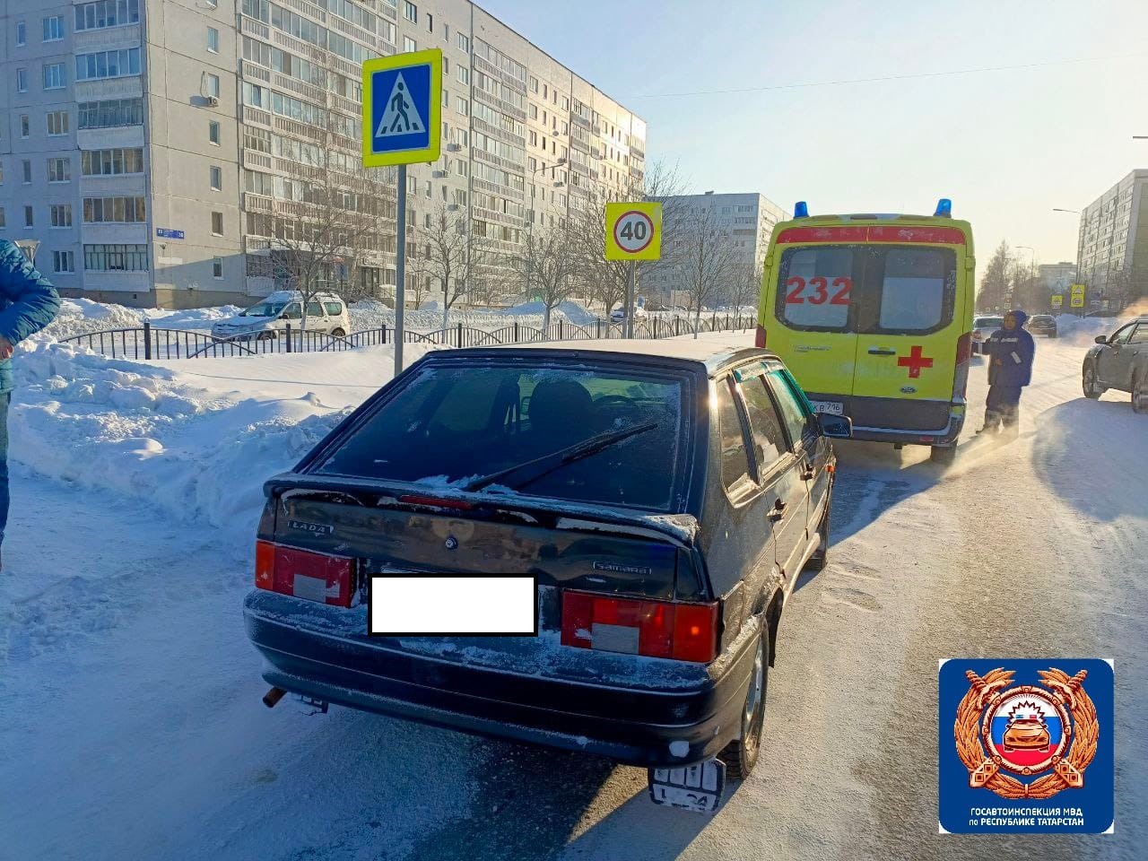 В Елабуге на проспекте Мира на пешеходном переходе сбили человека |  15.01.2024 | Елабуга - БезФормата