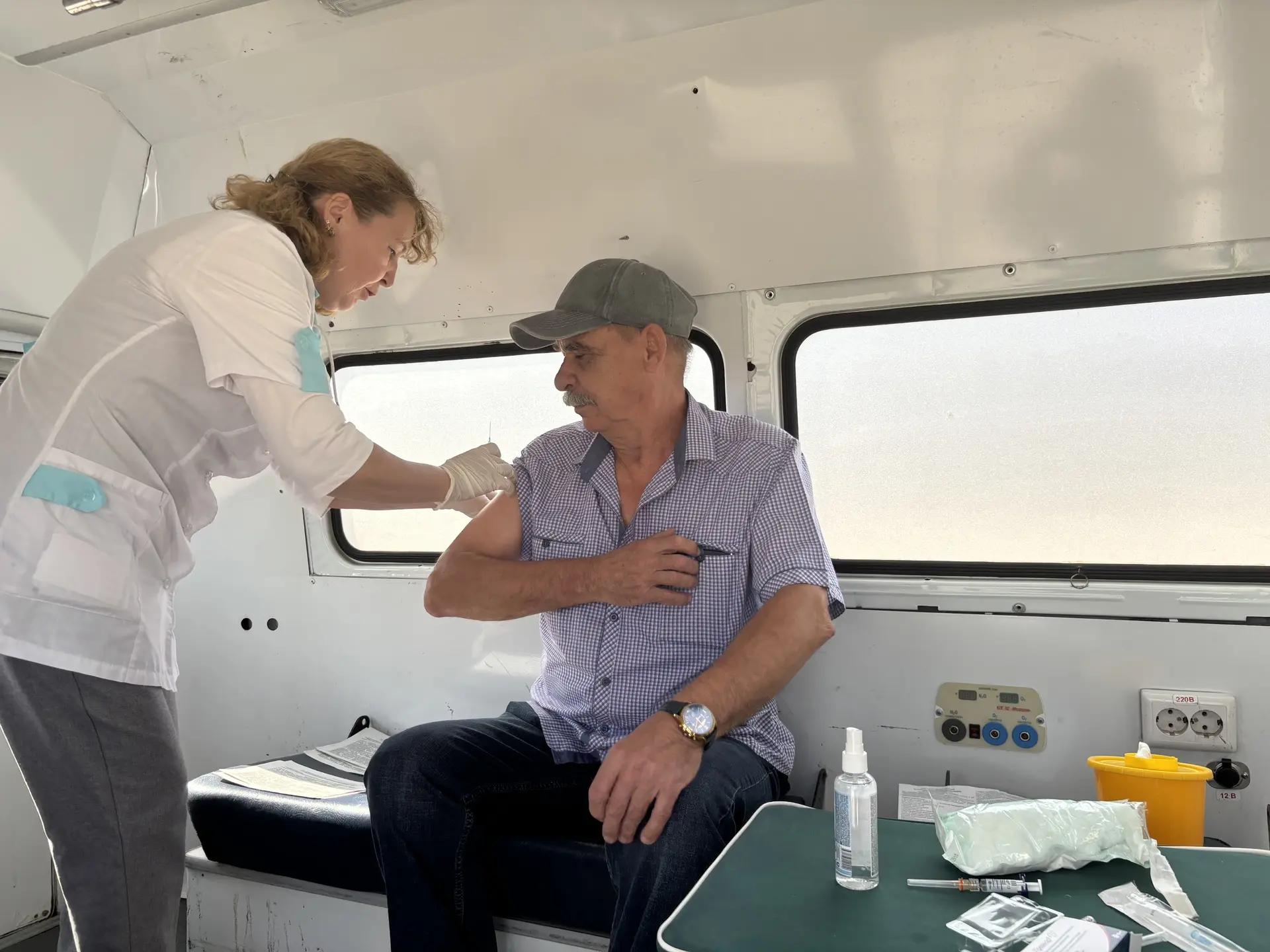 На фестивале «Пир в мир» гости смогли сделать прививку 