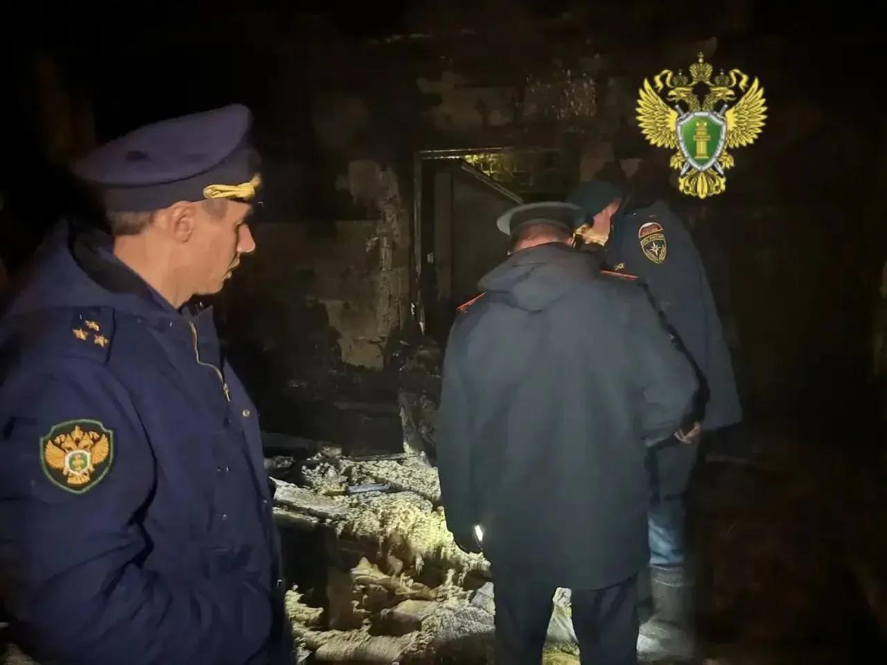 Пожар в частном жилом доме в Балтасинском районе Татарстана.