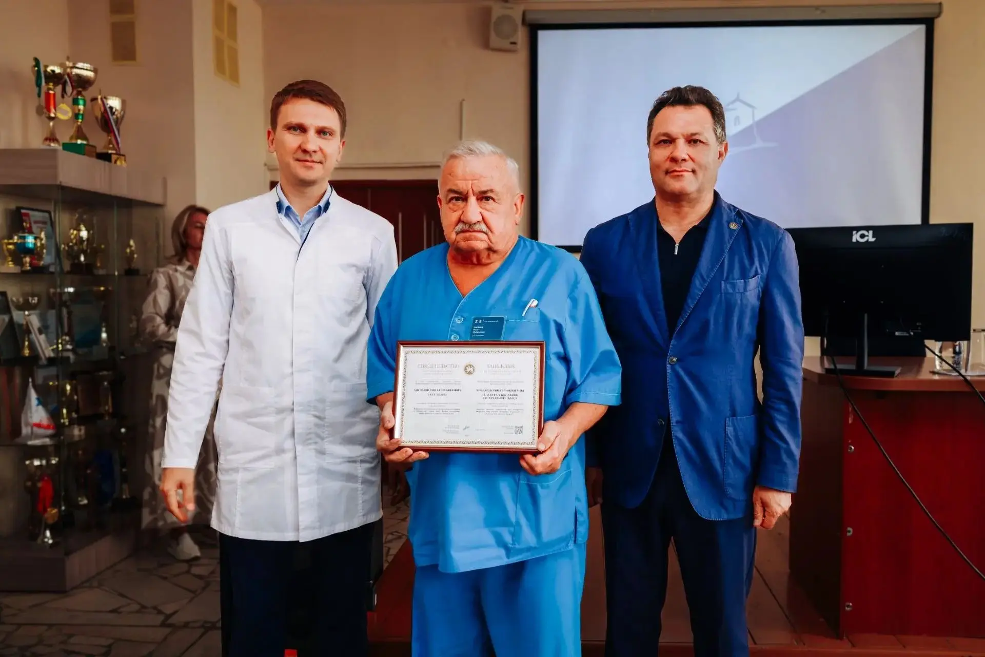Встреча главы Елабужского района с медицинскими работниками ЦРБ.