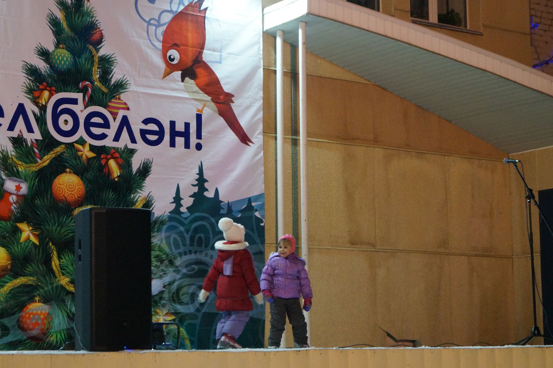 В Елабуге на площади Ленина продолжаются новогодние гуляния