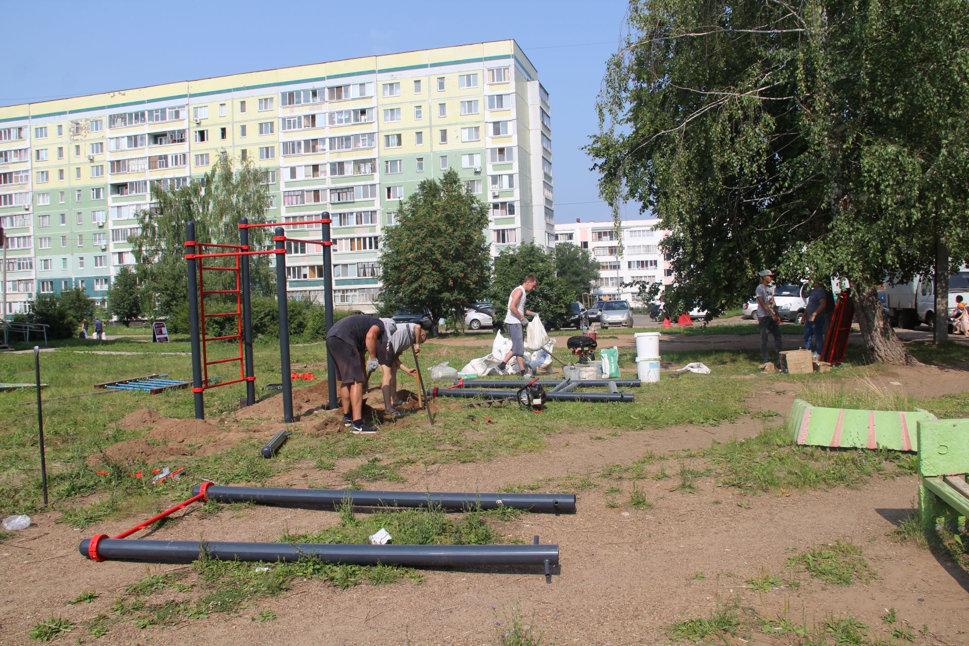 Этим летом в Елабуге и районе установили 14 детских площадок