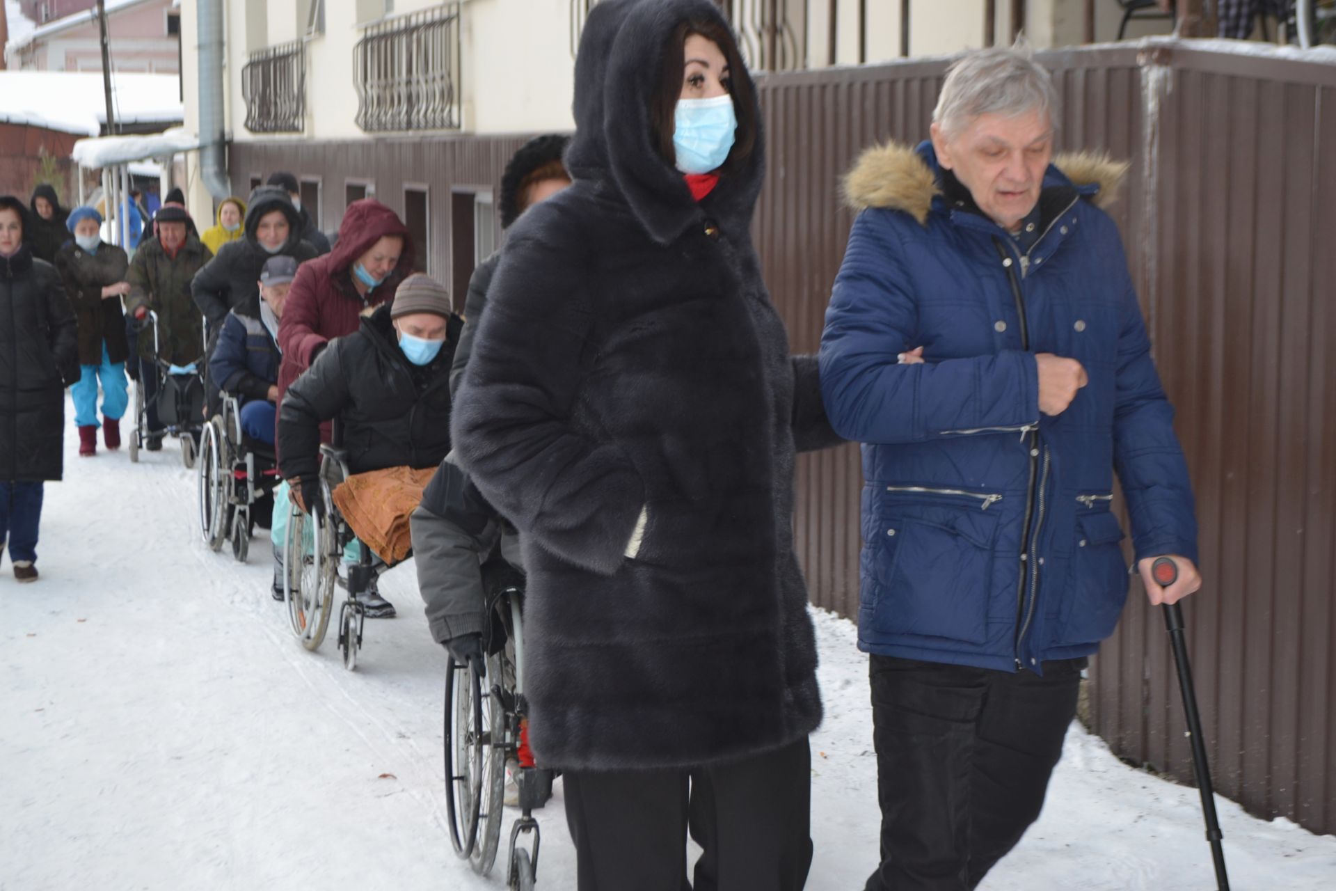 В Елабужском доме-интернате для престарелых и инвалидов прошла учебная эвакуация