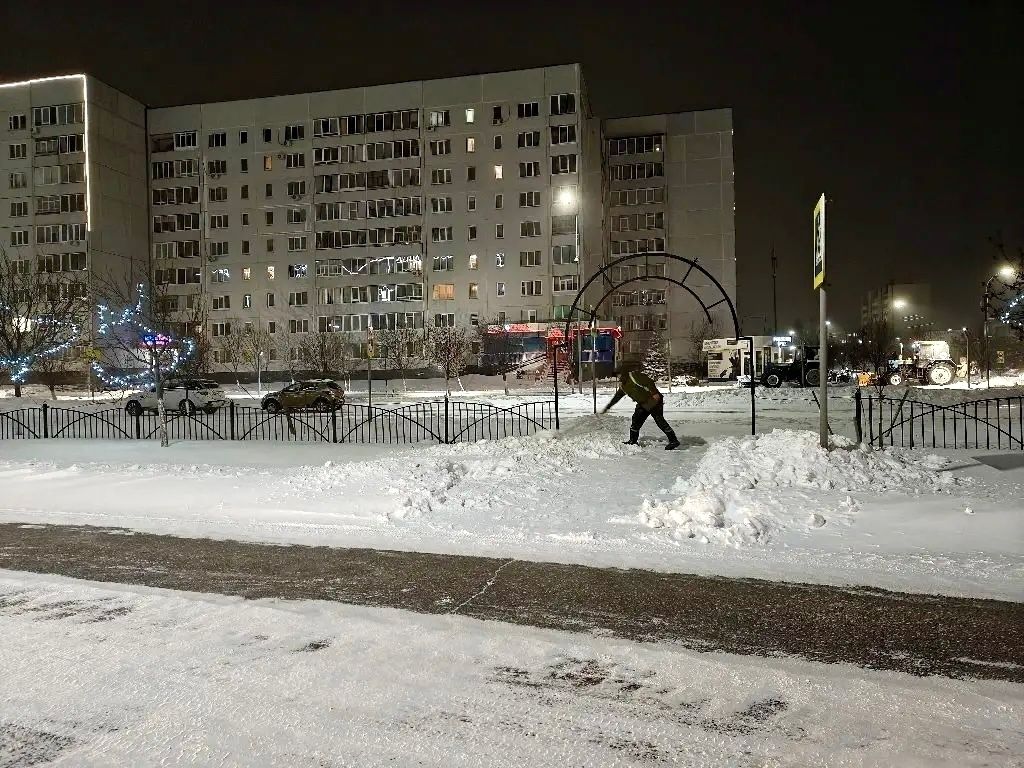 Елабуга справляется с последствиями внезапной метели