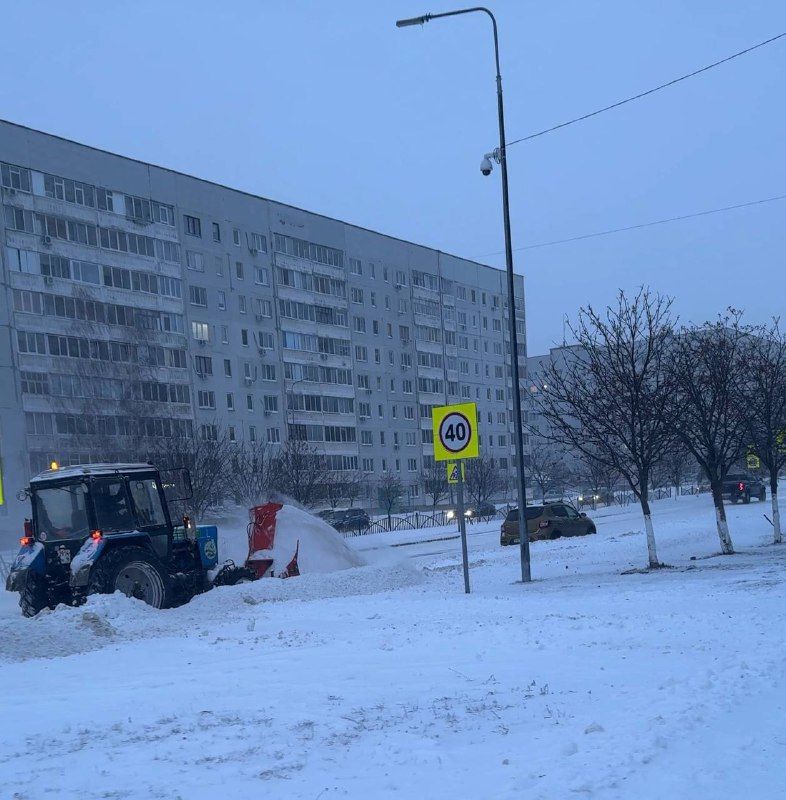 Елабуга справляется с последствиями внезапной метели
