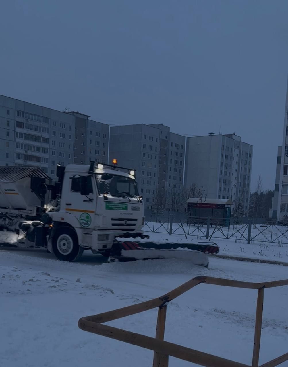 Елабуга справляется с последствиями внезапной метели