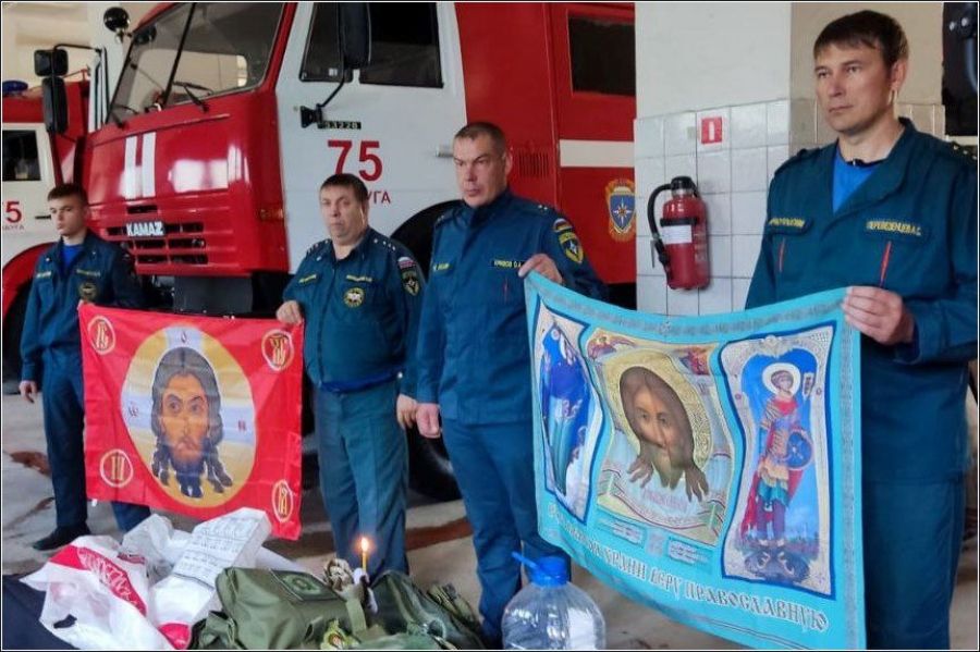 В Елабуге совершен молебен в пожарной части