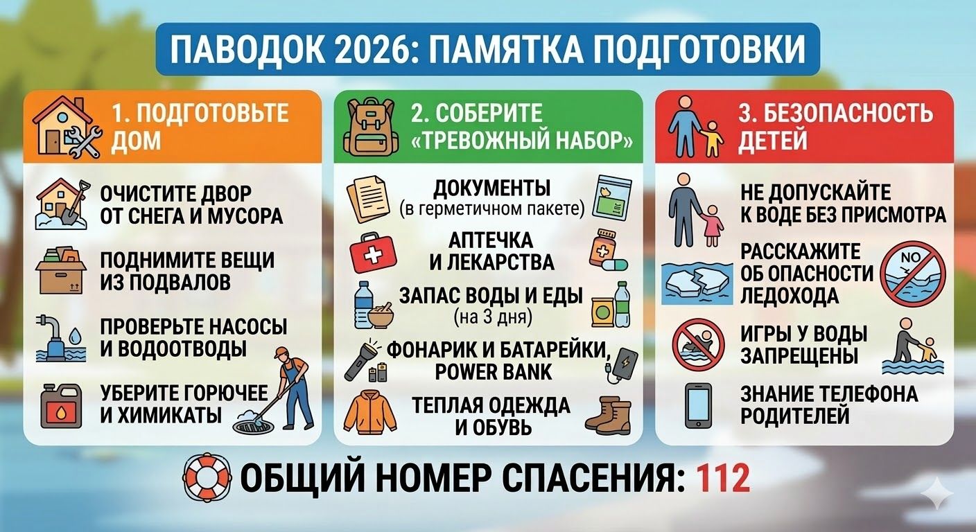 Паводок 2026: как защитить частный дом и семью от подтопления