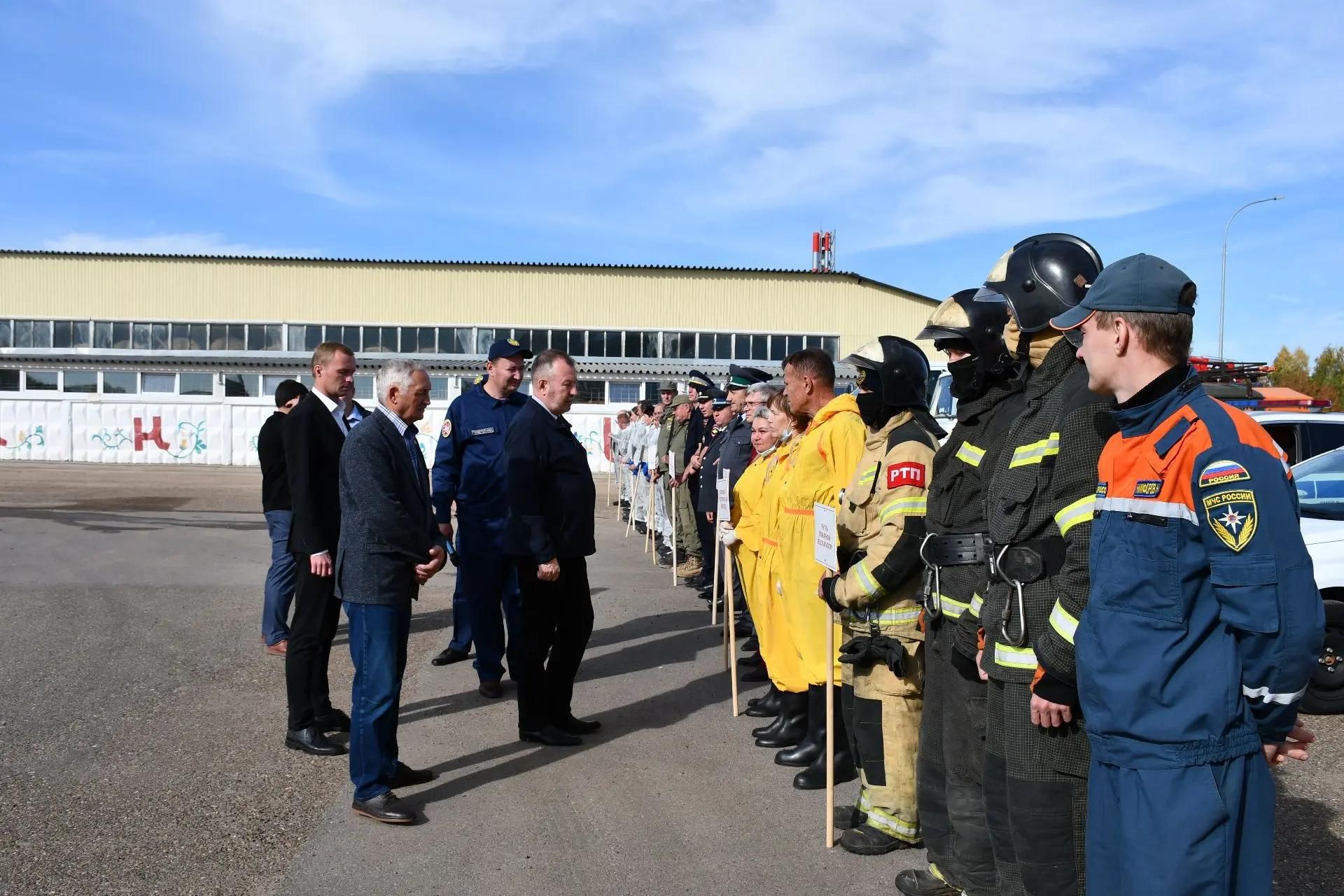 В Елабуге отрабатывают действия при пожарах, авариях и прилетах БПЛА