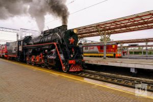 Поезд «Паровоз Победы» посетит две железнодорожные станции в Татарстане