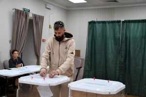 Ветеран СВО Виталий Фоменко принял участие в голосовании в Елабуге