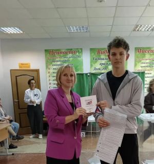 Елабужанин Игорь Самсонов впервые проголосовал на выборах