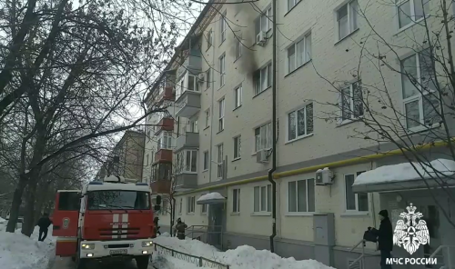 В Казани произошло возгорание в пятиэтажном доме