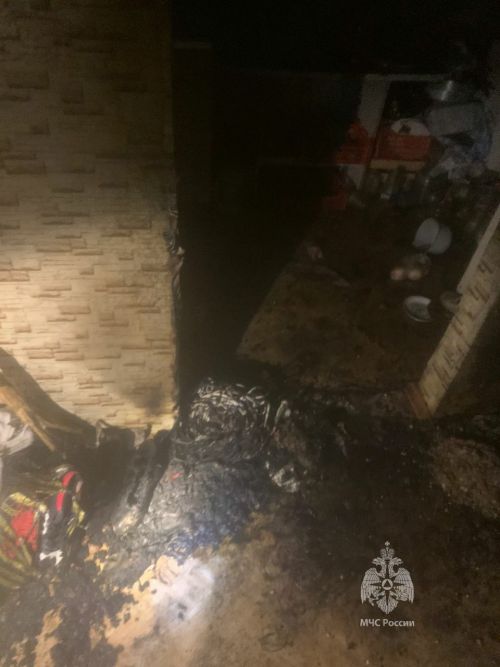 В Елабуге на пожаре спасли женщину