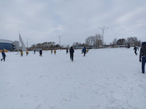 В Елабуге на Центральном стадионе прошли эстафеты Олимпийского огня