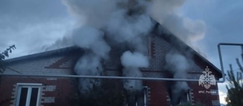 В Актанышском районе Татарстана на пожаре погиб мужчина
