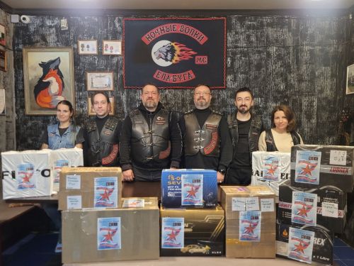 Елабужские «Ночные Волки» с мотоклубом «Ночные Валькирии» подготовили гуманитарный груз