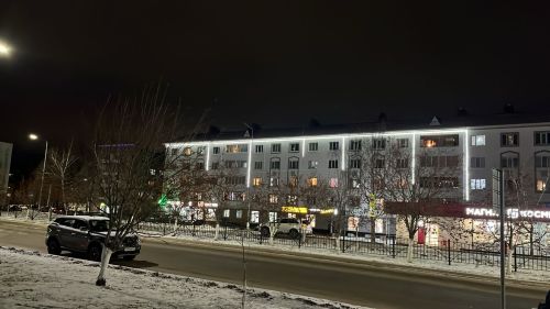 В Елабуге к Новому году украсили многоквартирные дома