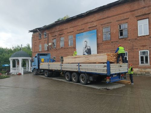 В Елабуге на объекте культурного наследия проводятся консервационные работы