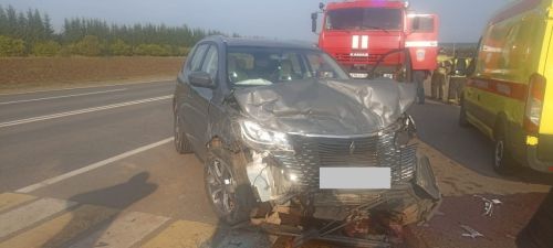 В Елабужском районе в ДТП женщина получила серьезные травмы