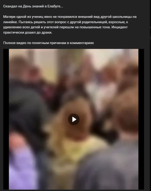В соцсетях распространяют фейк о скандале в школе Елабуги