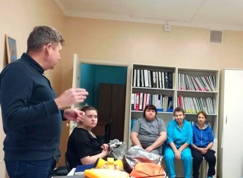 В Елабужском доме-интернате обучают пожарной безопасности