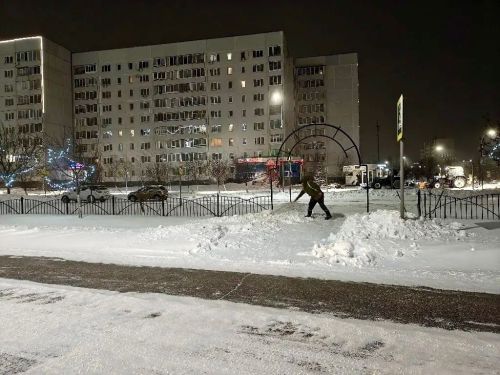 Елабуга справляется с последствиями внезапной метели