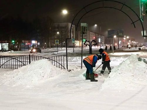 Елабуга справляется с последствиями внезапной метели
