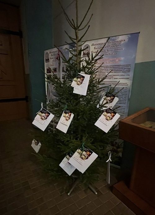 В Спасском соборе Елабуги появилась особая ёлка с детскими письмами-мечтами