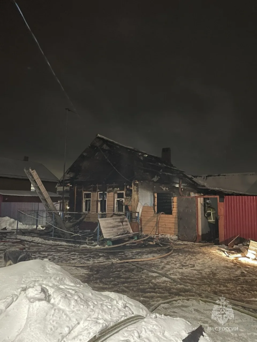 Пожар в селе Мальцево: скачок напряжения в телевизоре стал причиной возгорания дома
