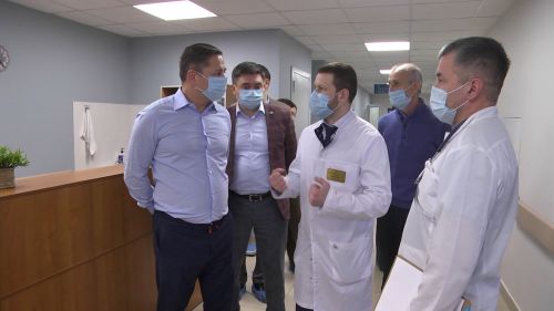 Депутат Госдумы Российской Федерации Илья Вольфсон посетил Елабужскую ЦРБ