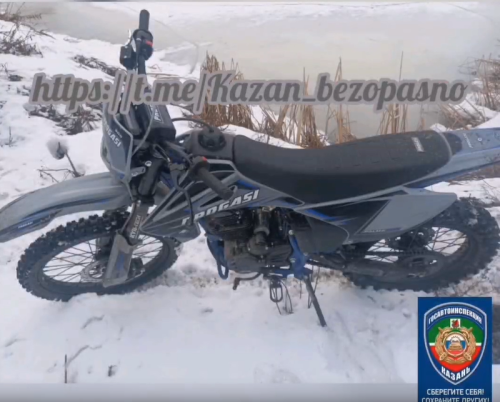 В Казани задержали пьяного водителя питбайка, устроившего погоню