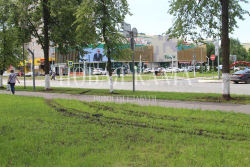 В Елабуге горе-водители проехались по новым газонам