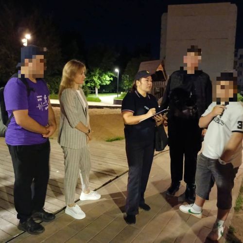 В Елабуге провели ночной рейд по проверке несовершеннолетних