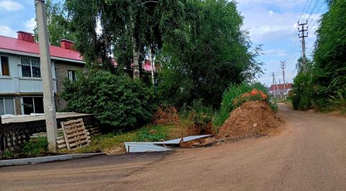 Елабужане пожаловались на неудобства в ходе ремонта сетей на улице Московская