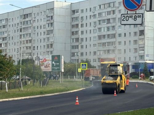 В Елабуге на проспекте Мира отремонтировали дорогу