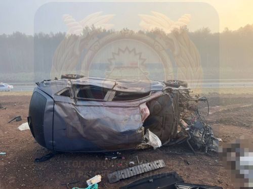 «Мазда» вылетела с трассы в Тукаевском районе: одна погибшая, второй в больнице