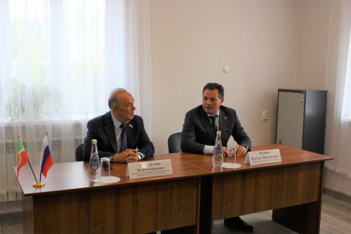 В Елабужском районе открыли новое здание исполкома с участием Экзама Губайдуллина