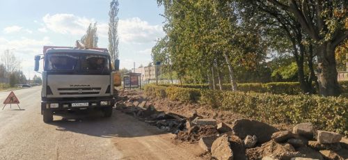 В Елабуге расширяют проезжую часть на проспекте Нефтяников