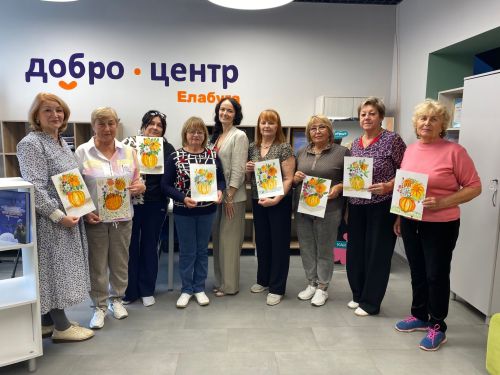 В Елабуге открылась арт-мастерская для участников программы «Активное долголетие»