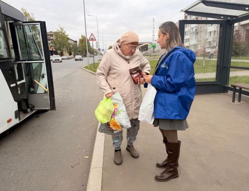 Акцию «Поздравление в пути» провели в Елабуге