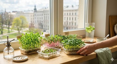 Как вырастить микрозелень на подоконнике: пошаговое руководство для начинающих