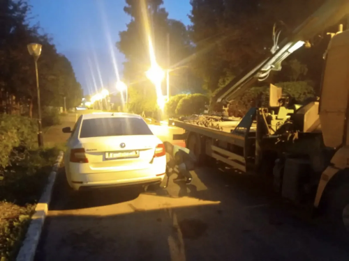 В Елабуге за два дня эвакуировали 11 автомобилей за неправильную парковку