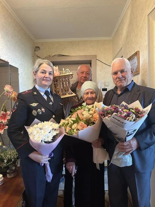 Ветеран органов внутренних дел Раиса Беляева отметила 89-летие