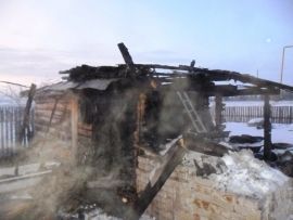 В селе Морты Елабужского района произошел пожар