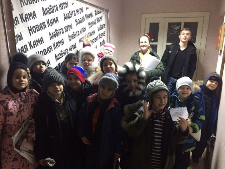 Редакцию газеты "Новая Кама" посетили ученики Международной школы "Алабуга"