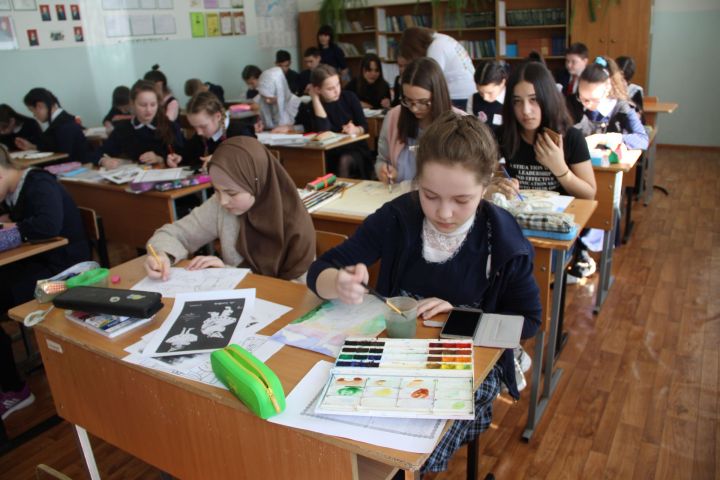 Елабужские школьники приняли участие в создании мультфильма, посвященного 100-летию ТАССР