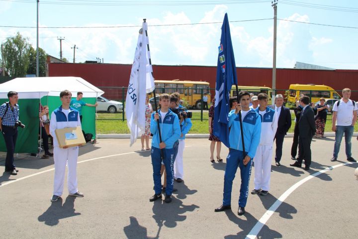 В Елабуге состоялась церемония чествования флага WorldSkills